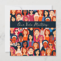 Mulheres Empoderadas Votam Cartão em Branco Por De