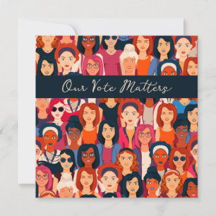 Mulheres Empoderadas Votam Cartão em Branco Por De