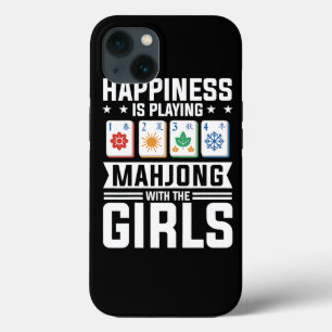 Mulheres Engraçadas Mahjong Felicidade Está Jogand