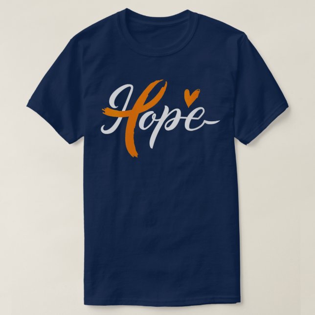 Mulheres Esperam Camisa De Apoio a leucemia Para L (Frente do Design)