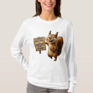 Mulheres Esquilo Engraçadas e Malucas Camiseta Man