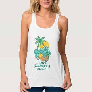 Mulheres eu amo Ka'anapali Beach Tank Top