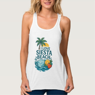 Mulheres eu amo Siesta Beach Tank Top