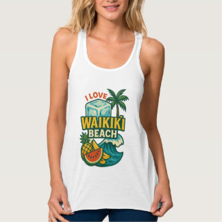 Mulheres eu amo Waikīkhi Beach Tank Top