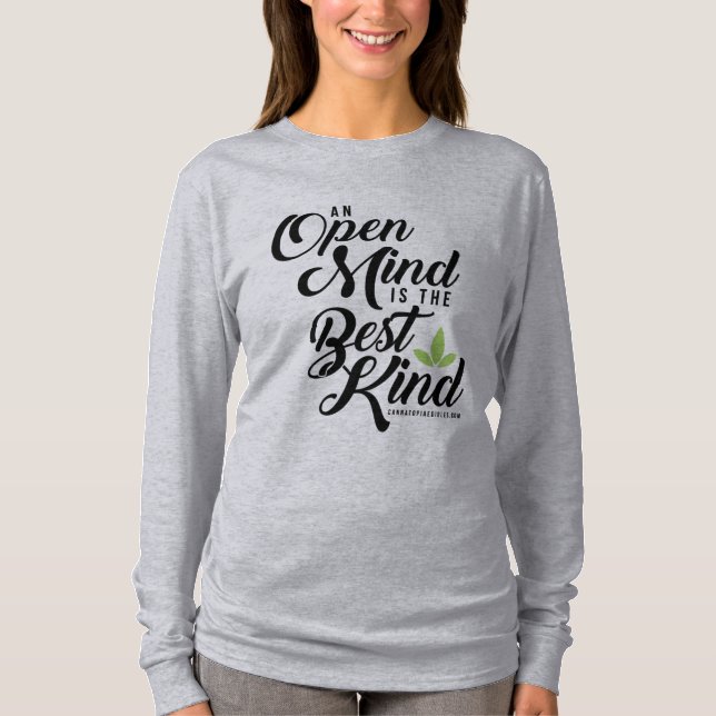 Mulheres fora da camisa da mente aberta de (Frente)