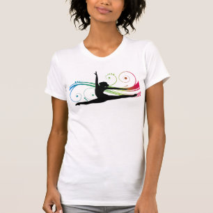 Mulheres / Ginástica Adolescente Rode Camiseta