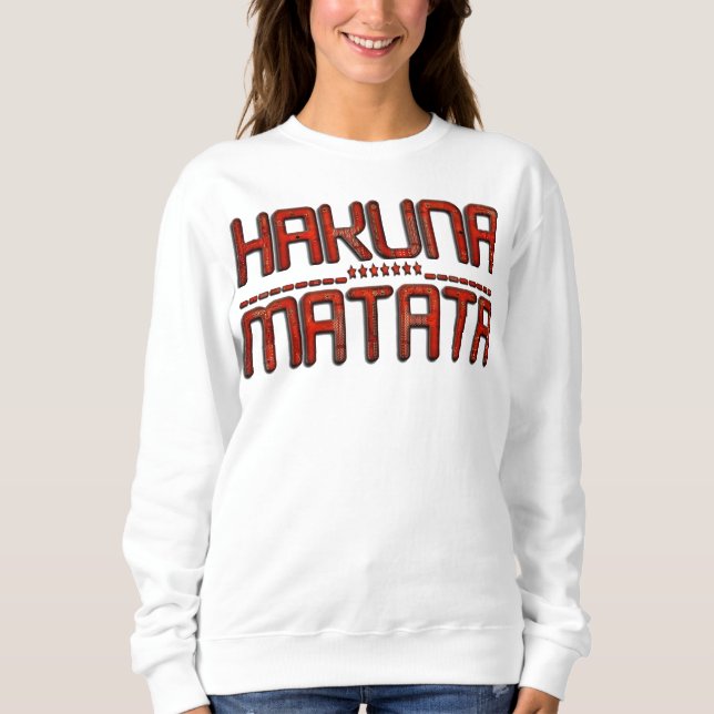 Mulheres Hakuna Matata Star Camiseta (Frente)
