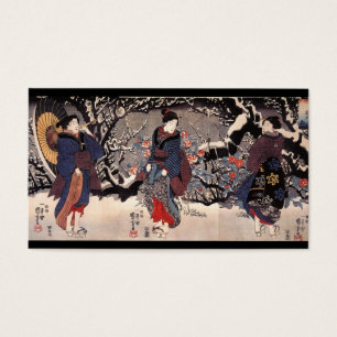 Mulheres japonesas nos 1800s da neve C.
