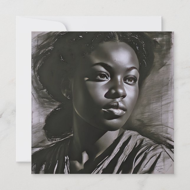 Mulheres "Jasmine" Em Carvão (Frente)