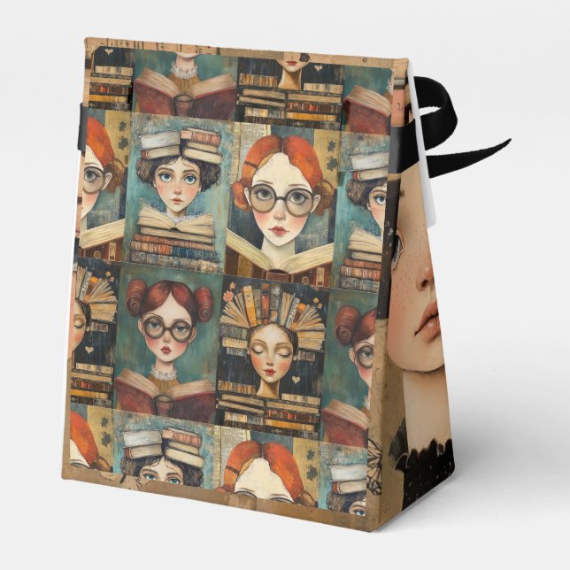 Mulheres Lendo Livros Favoritos Caixa (Verso)