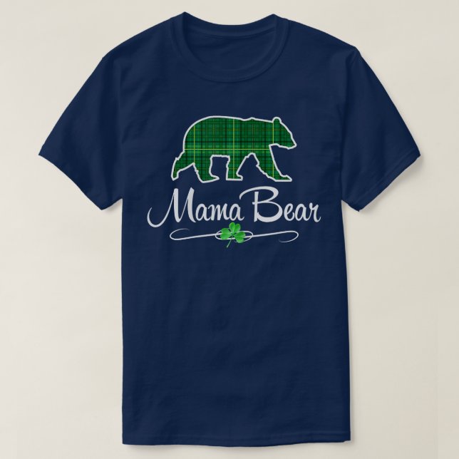 Mulheres Mama Urso Camisa Família De Teto Gráfico (Frente do Design)