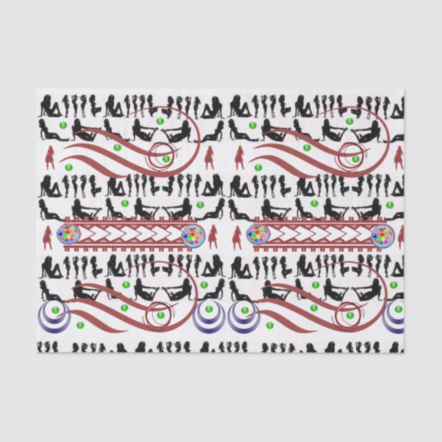 Mulheres mancavernas de papel absorvente (Frente )