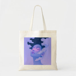 mulheres na bolsa tote do céu