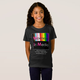 Mulheres na Camiseta de Mídia Negras para Grrrrls