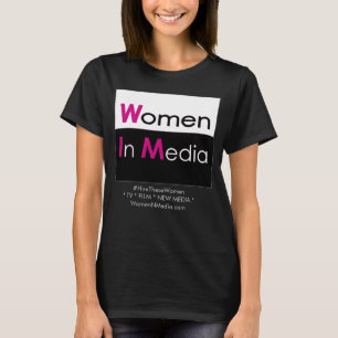 Mulheres Na Cinza Da Camiseta Da Mídia
