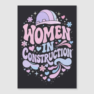 Mulheres na Construção Retro Empoderamento