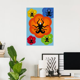 Mulheres Na Poster Do Lotus Pose