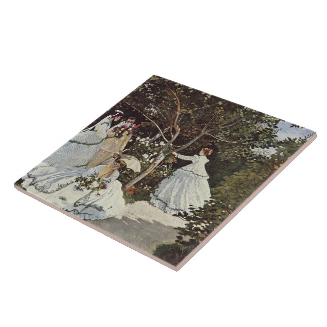 Mulheres no Jardim por Claude Monet (Lateral)