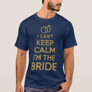 Mulheres que não posso ficar calmo sou a camiseta