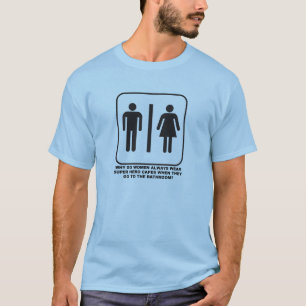 Mulheres que vestem cabos na camiseta engraçada d