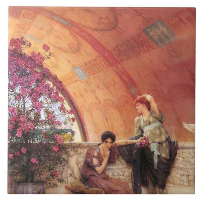 Mulheres rivais (por Sir Lawrence Alma-Tadema) (Frente)