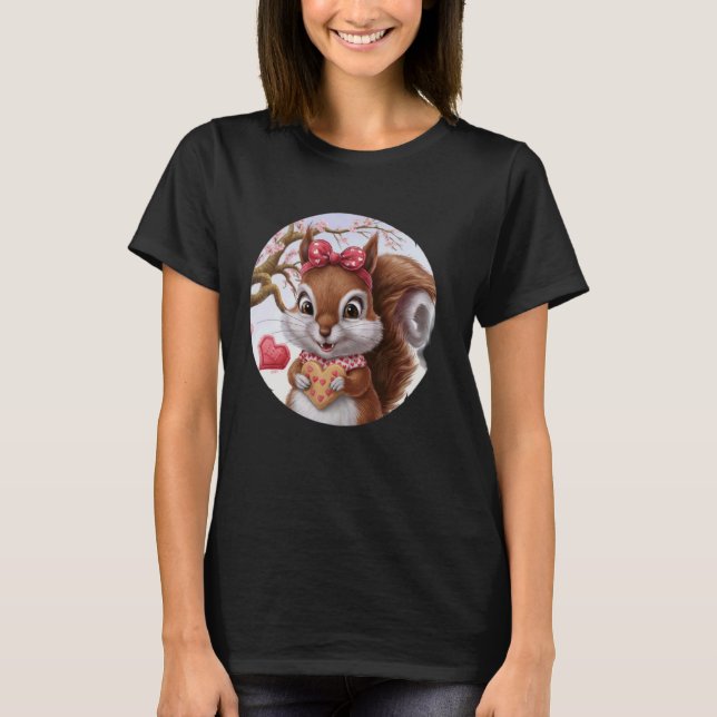Mulheres Sobem Esquilo Animal Vive Em Polos Americ (Frente)