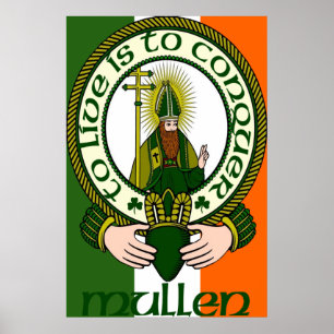 Mullen Clan Motto Poster Impressão