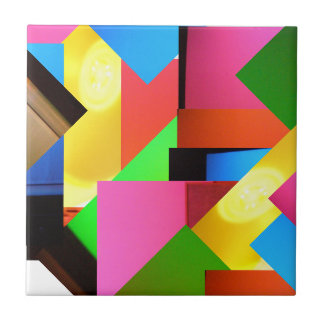 Multi azulejo de mosaico da cor