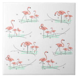 Multi azulejo dos flamingos