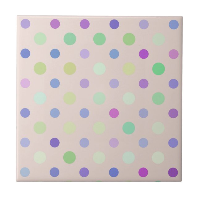 multi-colored polka dots (Frente)
