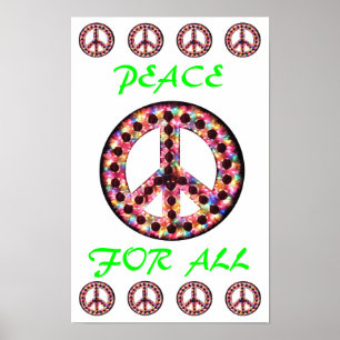 multi paz para todo o poster