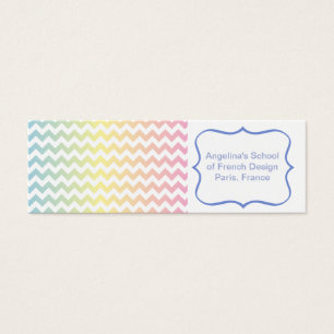 Multi teste padrão Pastel de Chevron