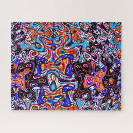 Multicolor Chaos Abstrato Jigsee Quebra-cabeça