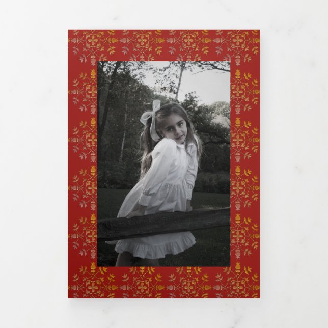 Multifoto do Cartões de foto de Natal Snowflake (Cobrir)