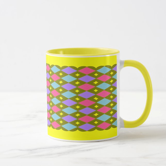 Múltiplas cores Crie a sua própria caneca (Direita)