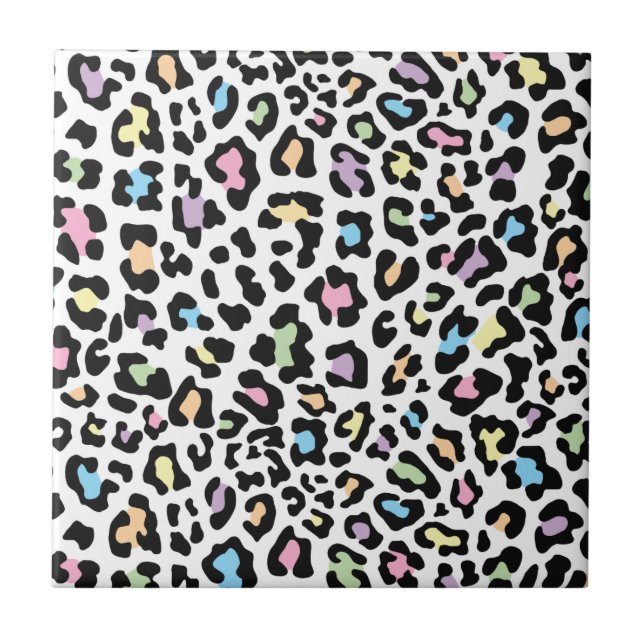 Múltiplas Cores de Impressão do Leopardo (Frente)
