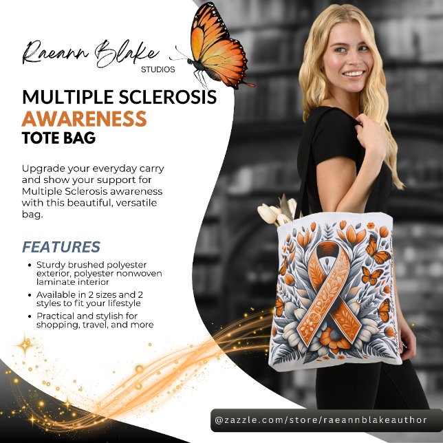 Multiple Sclerosis Awareness Tote Bag (Criador carregado)