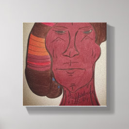 Multiracial Art Stretched Canvas Print