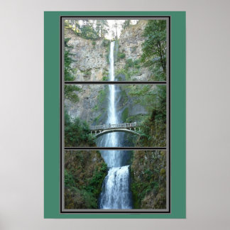 Multnomah Falls Oregon Poster Cênnica