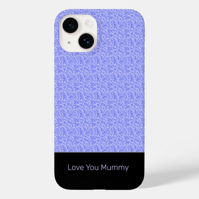 Múmia Azul Lavanda Estilosa Fofa (Verso)