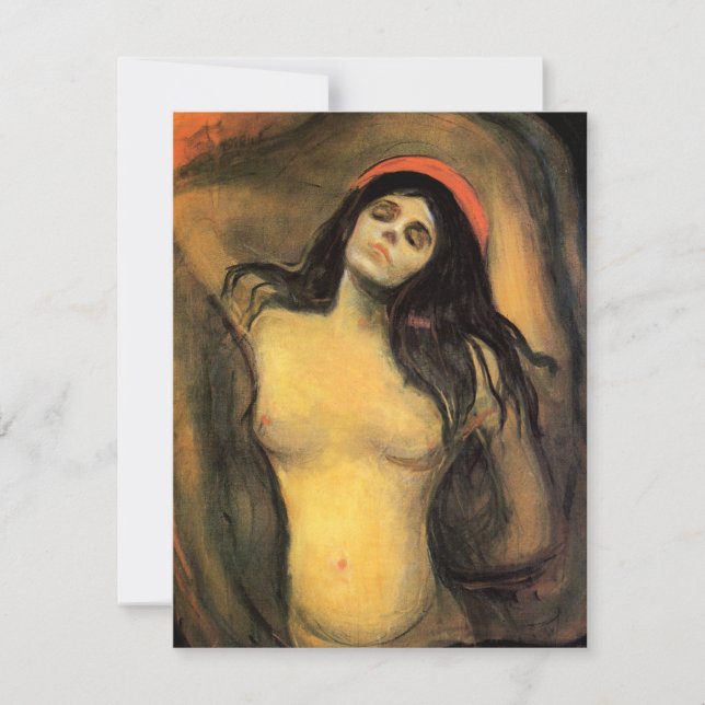 Munch Madonna Convites (Frente)