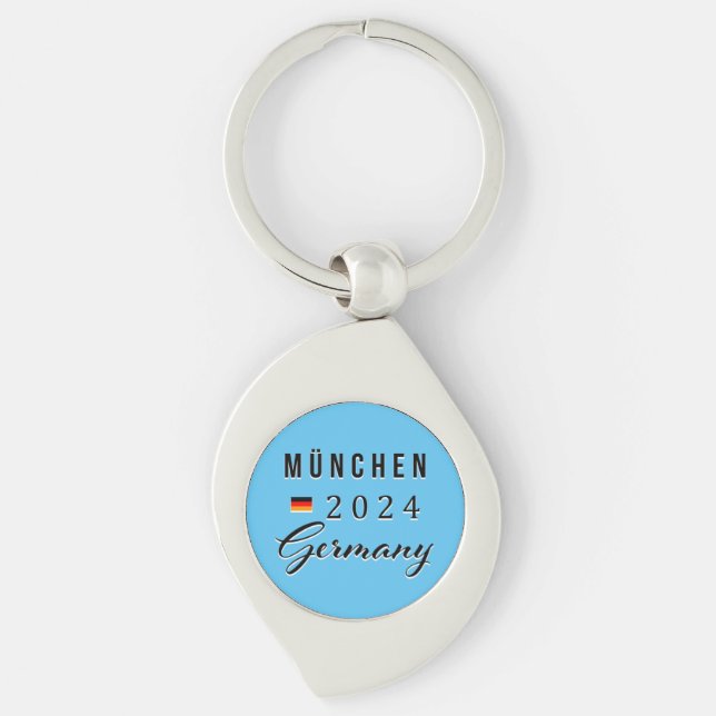 München - Alemanha de Munique - Chaveiro de metal (Frente)