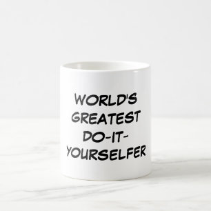 "Mundo grande Fazer-ele-Yourselfer" caneca