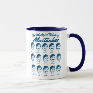 Mundo maravilhoso da caneca dos bigodes