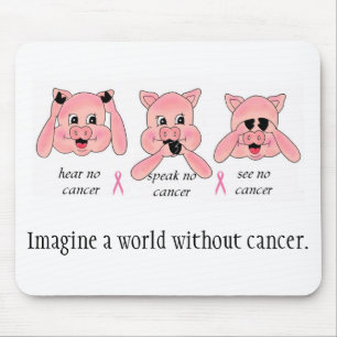 Mundo sem cancer Mousepad