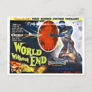 Mundo sem cartão postal clássico de poster de film