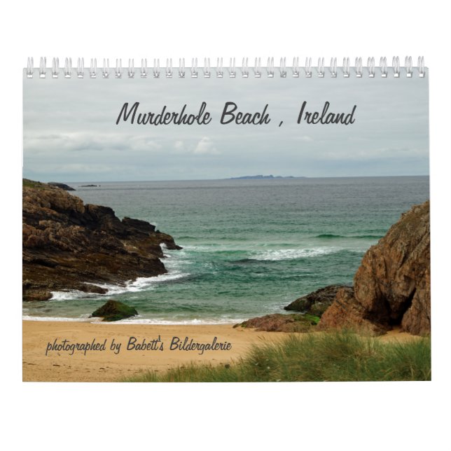 Murderhole Beach, país de irlandês - calendários (Verso)