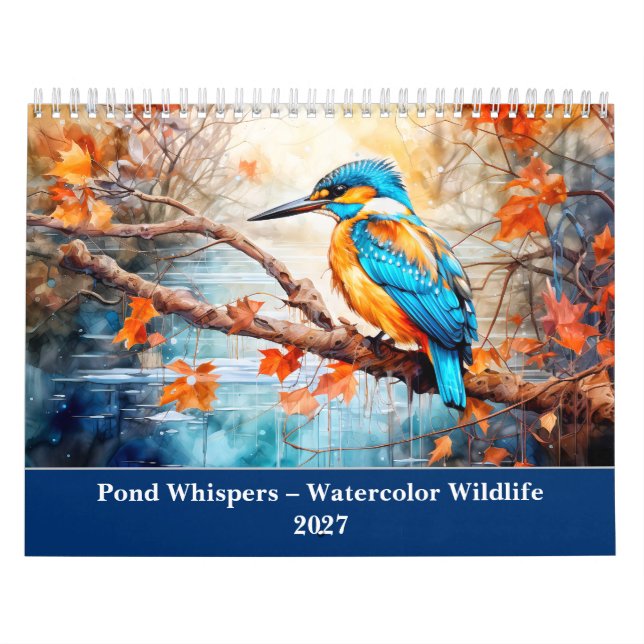 Murmurios do Lago – Calendário de Vida Selvagem em (Capa)