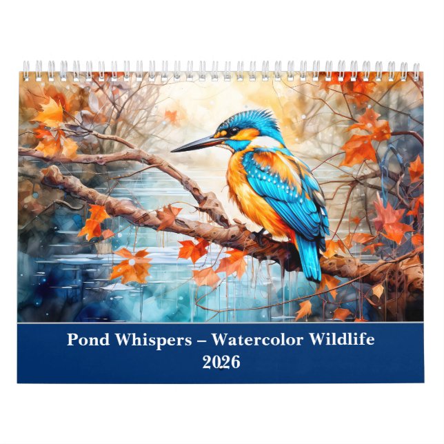 Murmurios do Lago – Calendário de Vida Selvagem em (Capa)