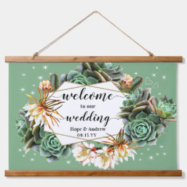 Muro de Boas-vindas Dourado Suculento do Desert Ca